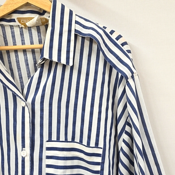 Vintage Stripe Button Up Shirt - Picture 3 of 6